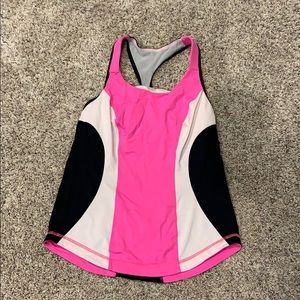Fitted Lululemon Tank with built in Bra